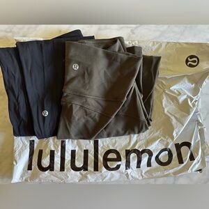 Lululemon size 10- 2 pairs run/yoga leggings